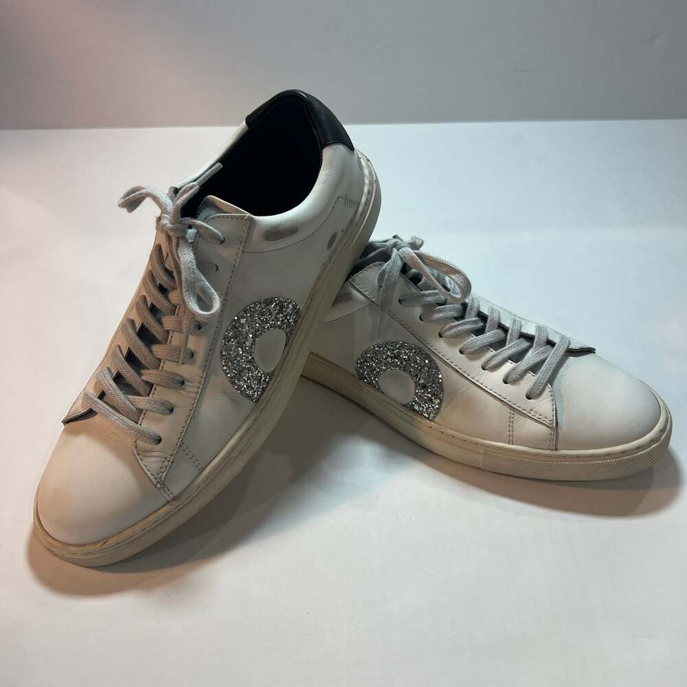 Women’s Oliver Cabell Low 1 Essential White Leather Sneakers 39 Made in Italy!